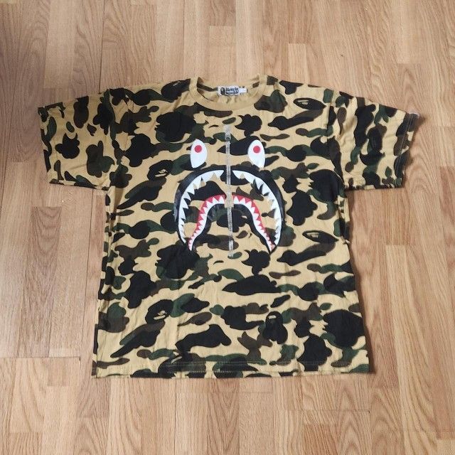 Bape Shark Camo T Shirt