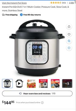 🔥 Instant Pot Duo 7-in-1 – 6 Quart (6 Pints) 🔥