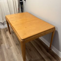 Vintage Heywood Wakefield Blonde Kitchen Table