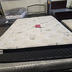 QUEEN PLUSH PILLOW TOP MATTRESS 