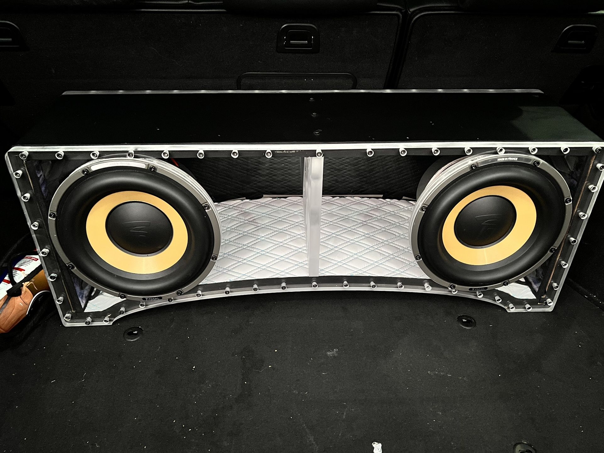 Focal Elite K2 10 Inch Subwoofers In Custom Made Sealed Box