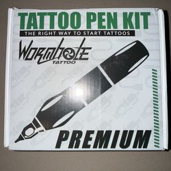 Starter tattoo pen kit w/ transfer paper