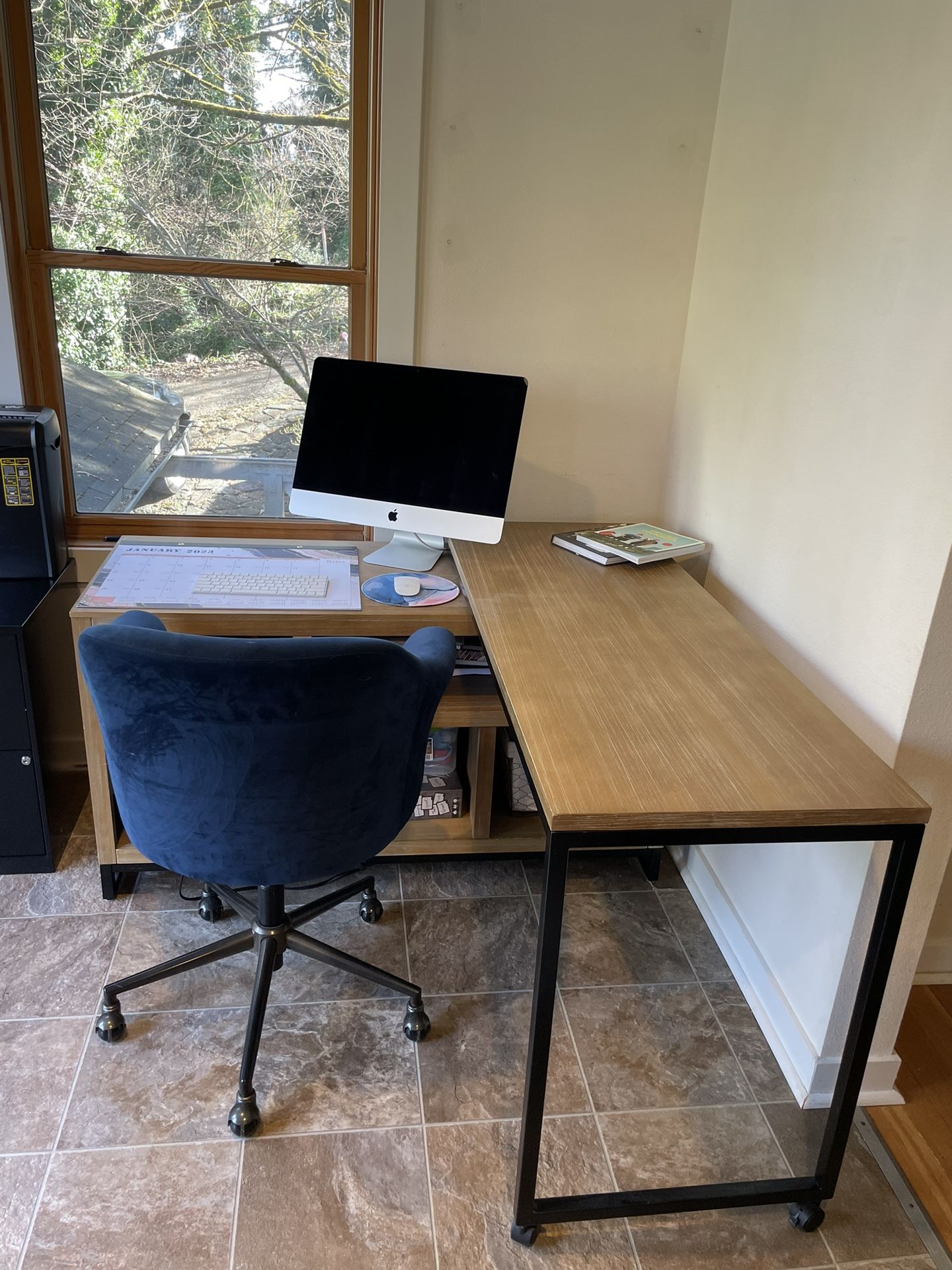 World market 2024 weldon swivel desk