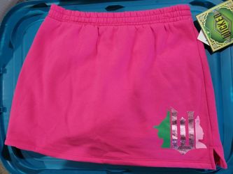 Girl's Wicked Themed Pink Fleece Skorts $6 each (Two Available In Size XL 14-16)