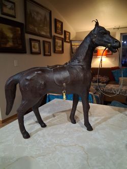 Vintage Leather Horse