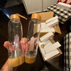 Healing Crystal Bottles 