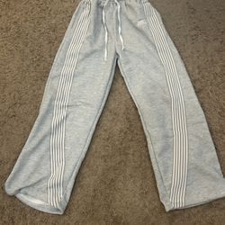 Grey Striped Sweatpants – Men’s Casual Joggers