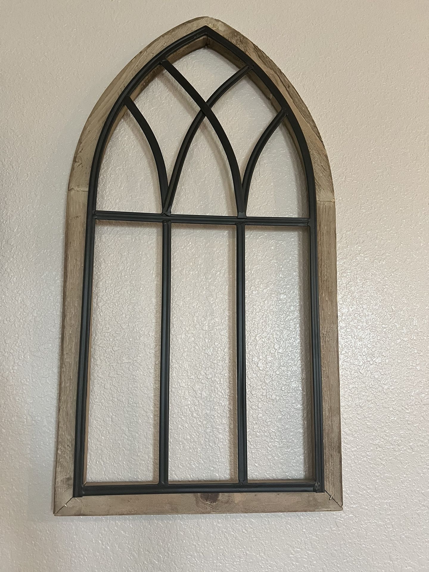 Rustic Cathedral Arch Wood Wall Decor