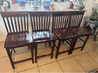 Free! 4 bar stools, love seat and sofa