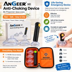 AnGeer Anti-Choking Device – Emergency Airway Rescue Kit