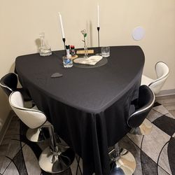 Dining room table set plus mattress and more