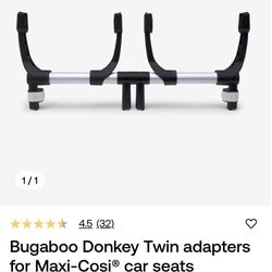 Twin Car seat Adapter For Maxi/Turtle Bugaboo Donkey