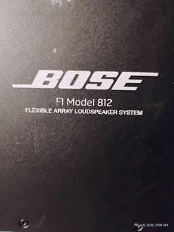 Bose F1 Model 812 Flexible Array Loudspeaker