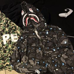 Black bape jacket 