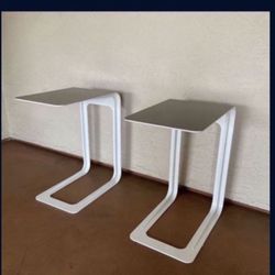 One Set Of 2 Heavy Indoor/Outdoor Patio Lawn C-Side-Tables