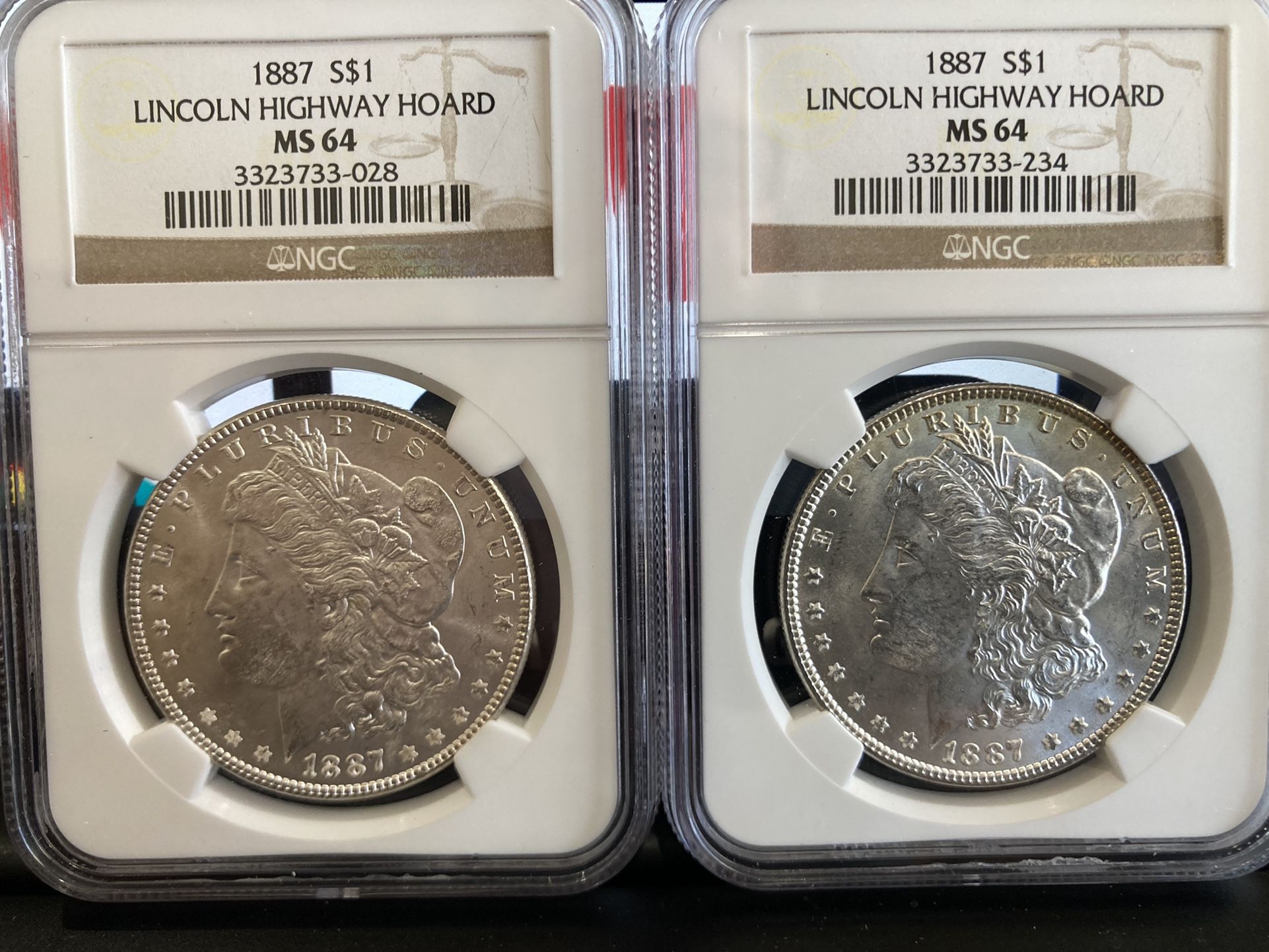 1887 Morgan Silver Dollar Ngc Ms64 