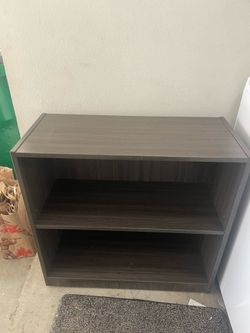 2 tier shelf unit