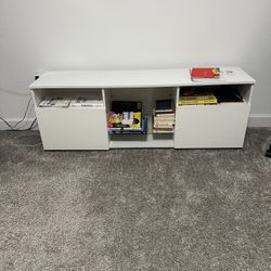 White TV Stand 