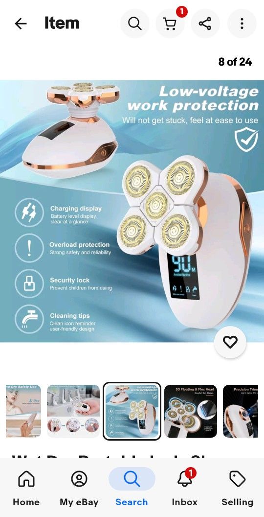 (BRAND NEW) Rechargeable Shaver For Women Or Men