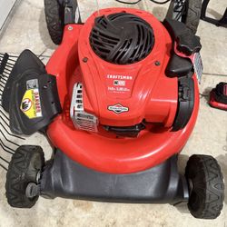 Lawn Mower, Edge Trimmer And Leaf Blower Combo