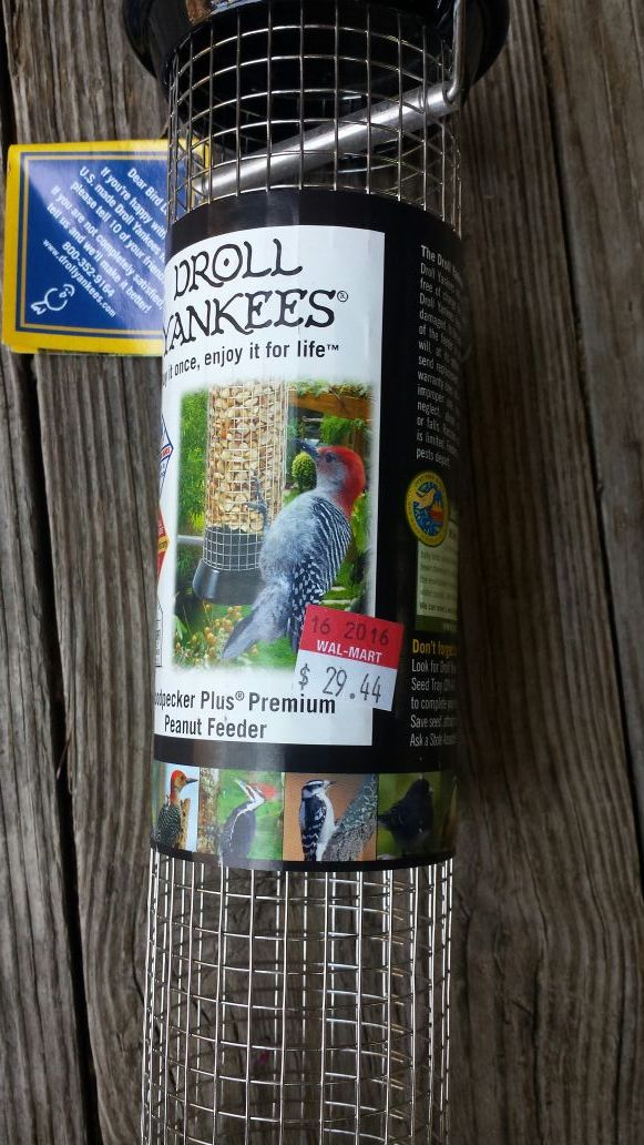 Droll Yankees woodpecker Plus premium peanut feeder brand new lifetime warranty