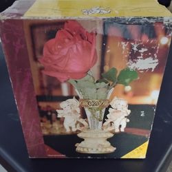 Vintage Churbs with vase New in Original Box
