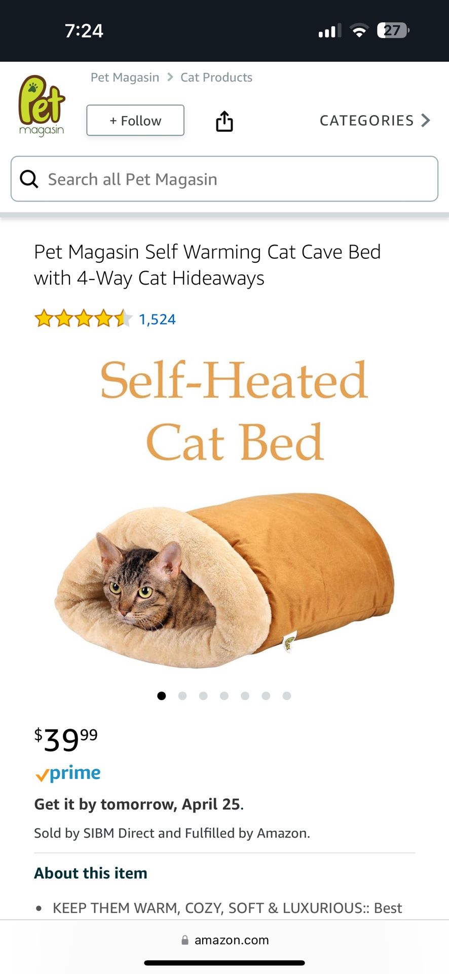 Cat Cave/Bed