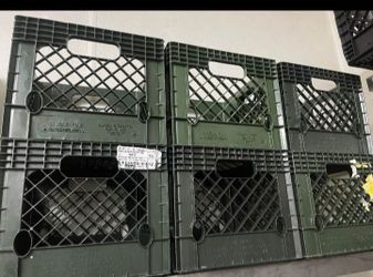 Dark green crates new