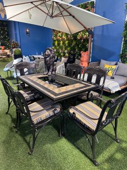 Korean Barbecue Dining set with 6 chairs
