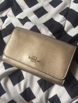Coach Gold Wallet