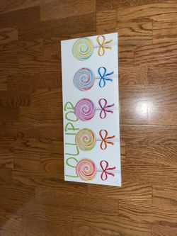 Lollipop Wall Picture