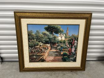 Antique Style Garden House Painting 