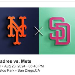San Diego Padres  vs New York Mets Friday 08/23/2024 