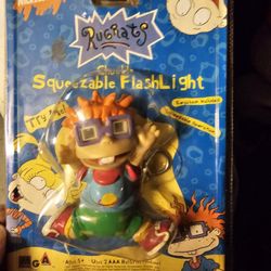 Rugrats Chuckie Squeezable Flashlight - New in Package!