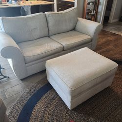 Couch and matching ottoman