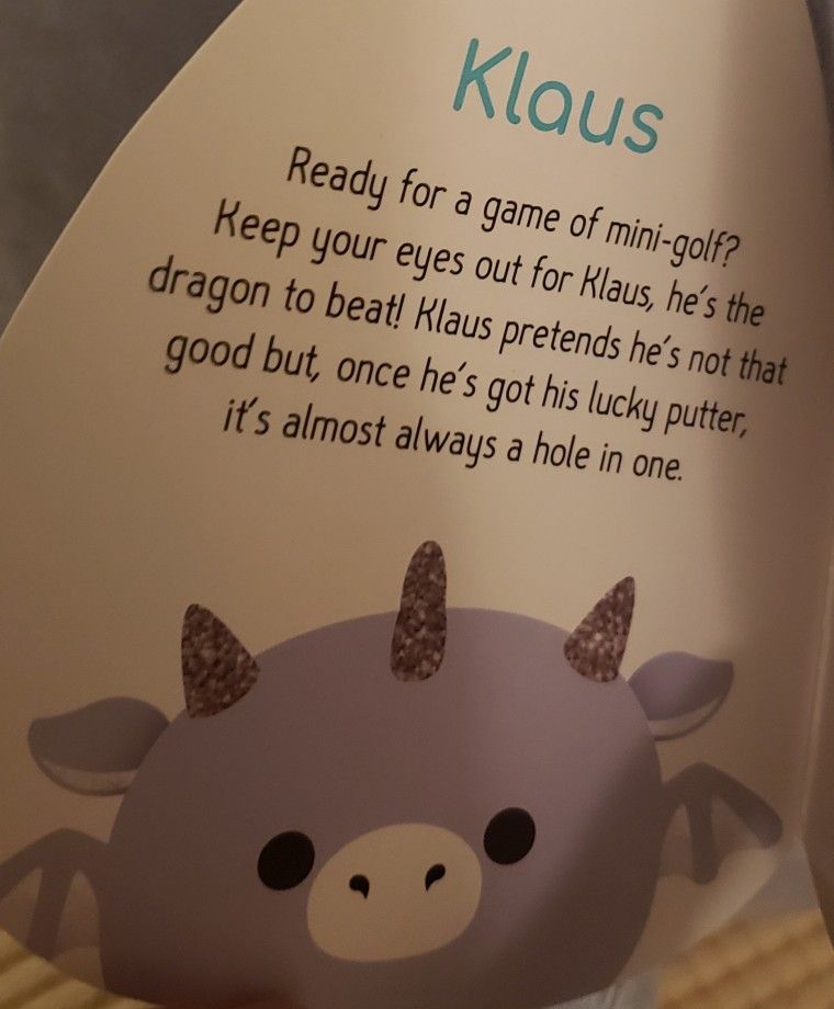 20 " Klaus The Dragon Squishmallow
