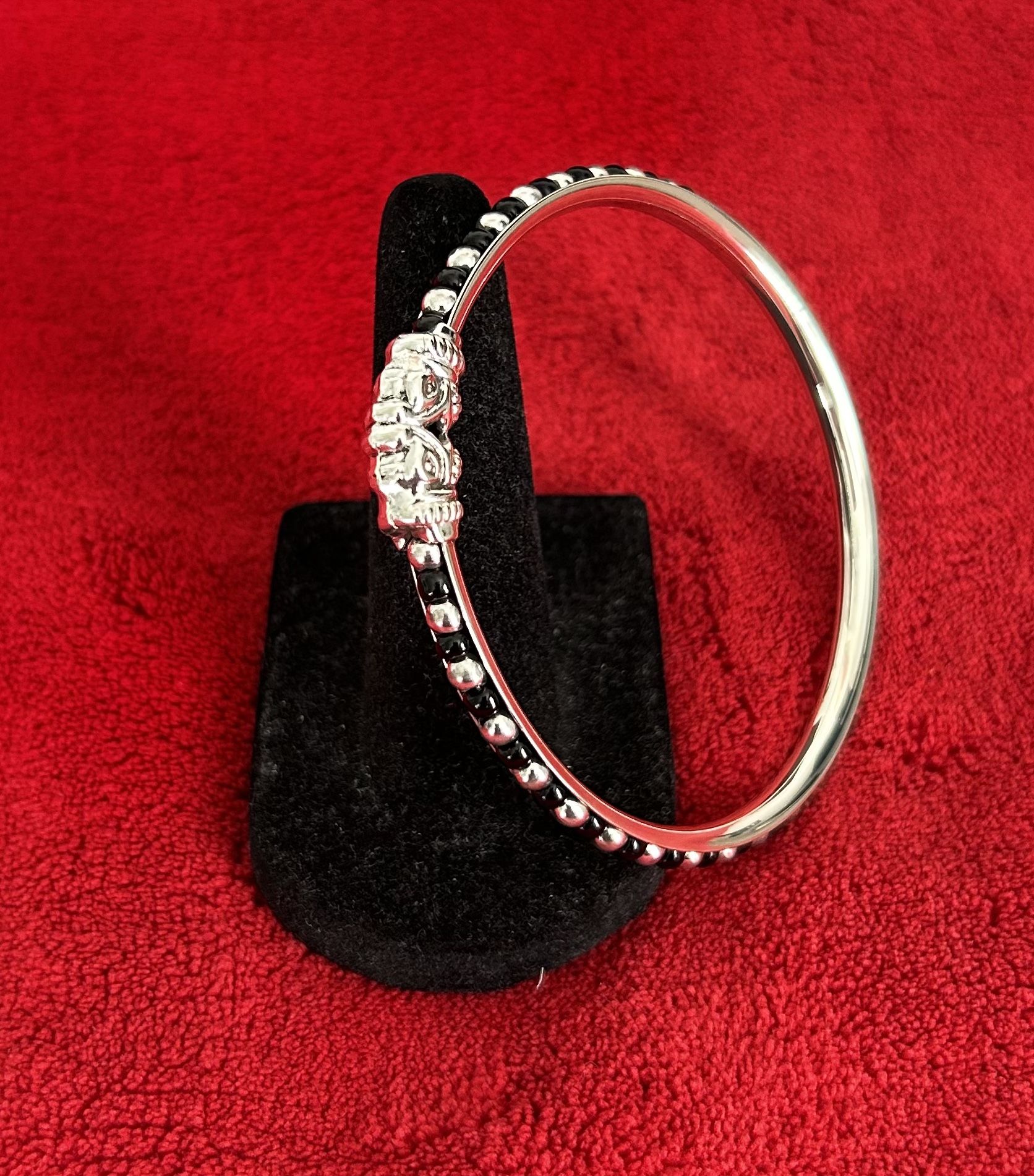 925 Sterling Silver Bangle Size 7 1/4
