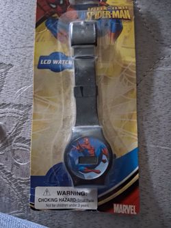 Digital spiderman watch for sale in good shape in the original package