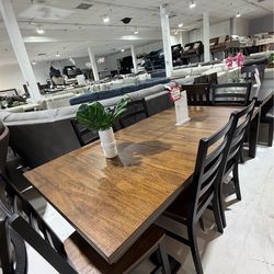 Black Wood Dining Set by Ashley’s