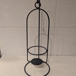 Black Metal Candle Holder