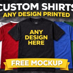 Custom T-Shirts – Business Logos, Teams, Events | Any Design Printed 