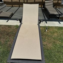 Set Of 2 - Outdoor Chaise Lounge Chairs