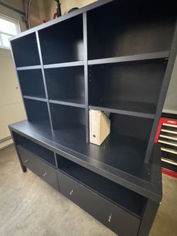 Office cabinet with 2 bottom file drawers and shelf  ***FREE**