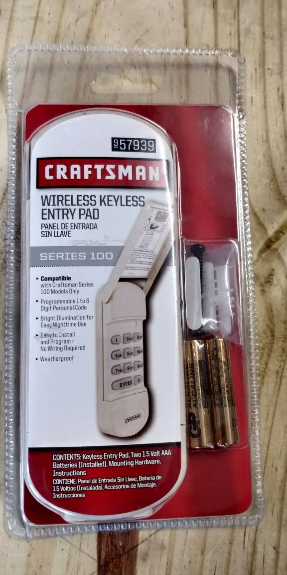 Craftsman Keyless Entry Pad 957939
