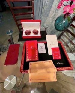 Vintage Aviator Cartier Sunglasses 🕶️ Mid 1988 100% Authentic