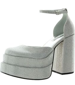 Steve Madden Womens Charlize Crystal Pumps size 9 Missing Straps