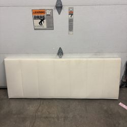 New Queen Upholstered Faux Velvet Channel Stitched Headboard, Footboard, Side Rails, and Slats