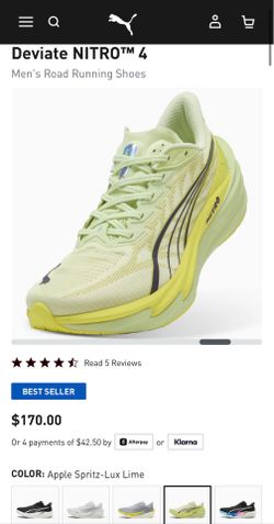 Puma Deviate Nitro 4 size 9.5