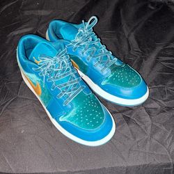 Green Velvet Jordan 1 Lows