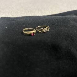 14 K Gold Rings 